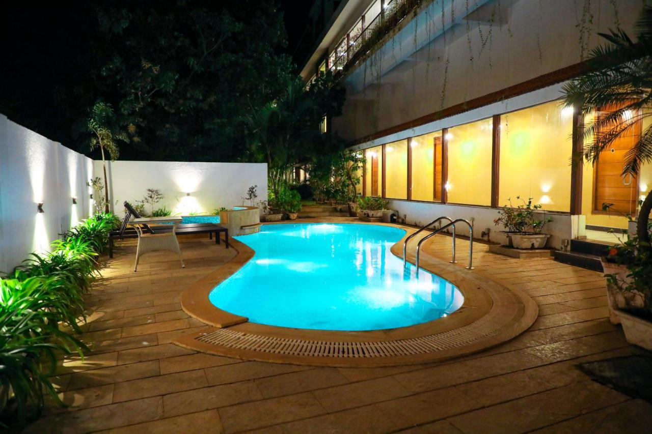 Rosetum Hotel, Anjuna Bagian luar foto